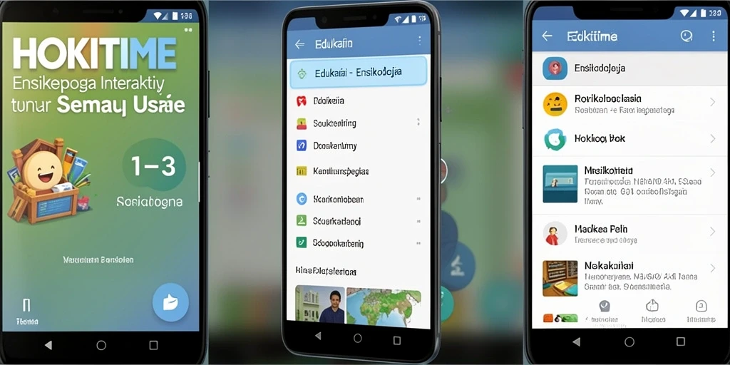 Tampilan antarmuka HOKITIME yang menarik dan interaktif.