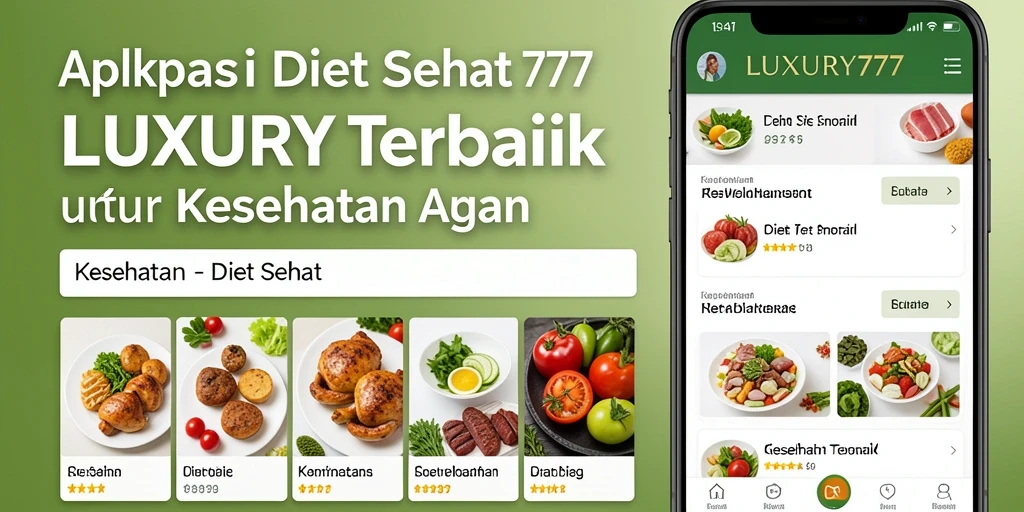 Antarmuka LUXURY777 yang menarik untuk pemantauan diet sehat.