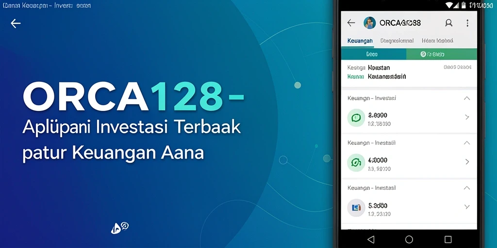 Tampilan antarmuka ORCA128 yang sederhana dan informatif untuk investasi.